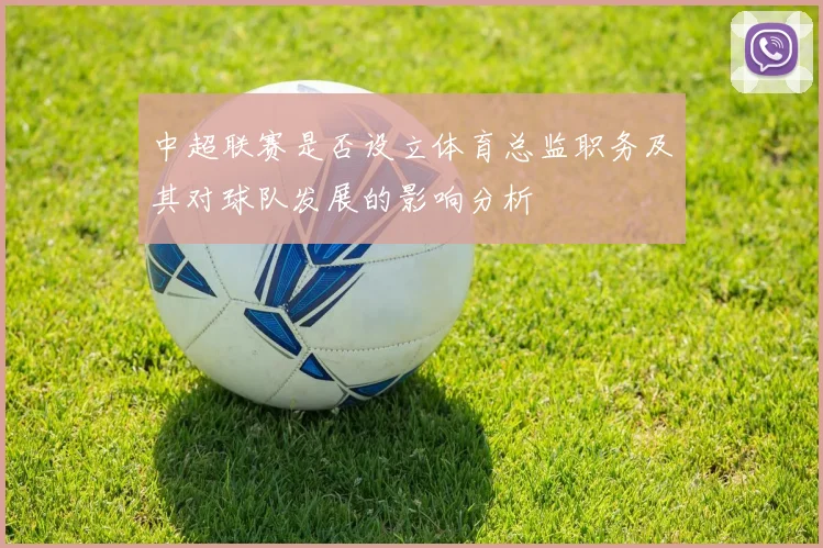 中超联赛是否设立体育总监职务及其对球队发展的影响分析